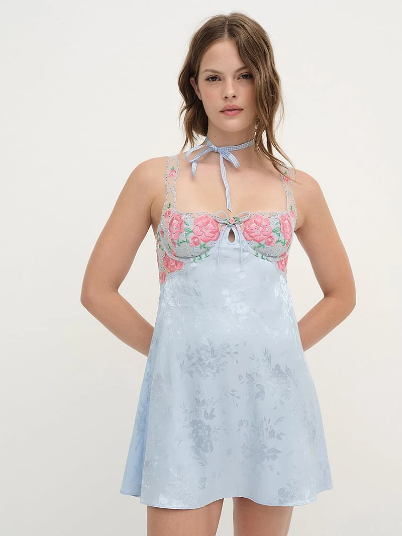 Vintage Rose Eyelet Slip