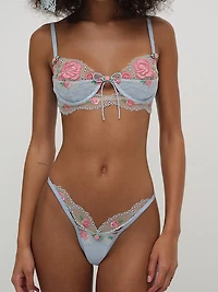 Vintage Rose Eyelet Bra