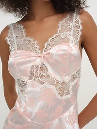 Audrey Jacquard Midi Slip