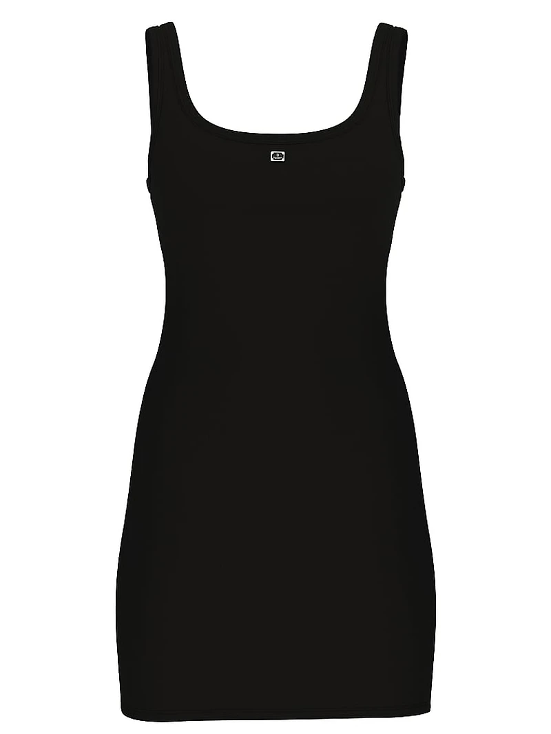 100% Cotton Rib Tank Slip Dress