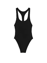Crinkle Racerback One-Piece Swimsuit