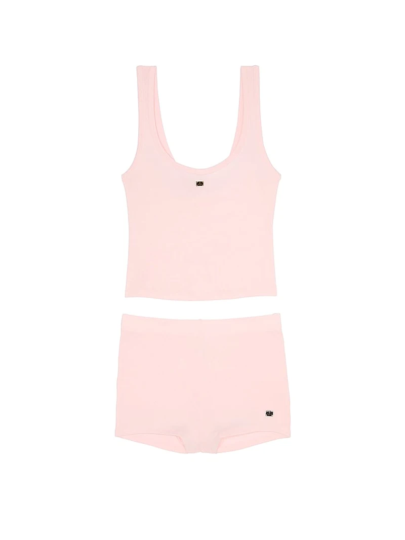 100% Cotton Tank & Shorts Pajama Set
