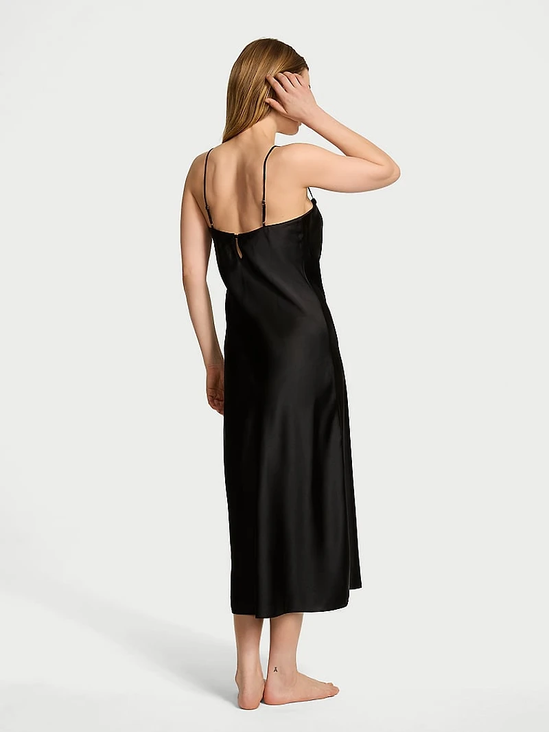 Luxe Satin Long Slip Dress