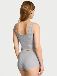 100% Cotton Tank & Shorts Pajama Set