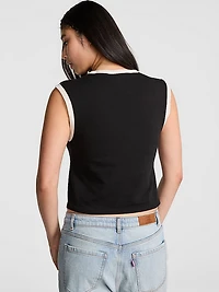 Retro Cotton Muscle Tank Top