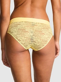 Logo Lace Hiphugger Panty
