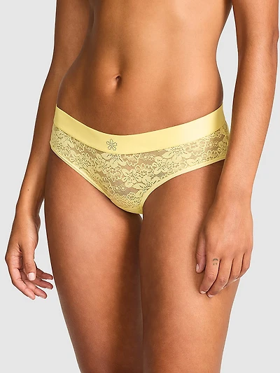 Logo Lace Hiphugger Panty