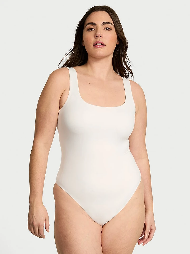 Bodywear by Victoria's Secret with FeatherSoft™ Innovation Square-Neck Tank Bodysuit