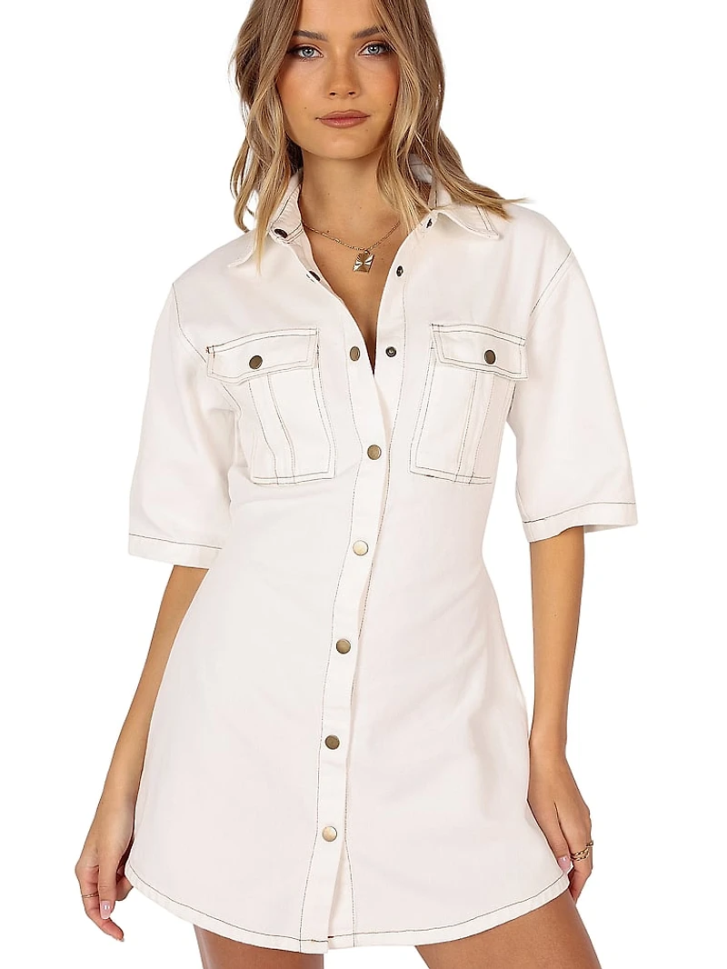 Hailey Denim Mini Dress