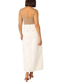 Rana Denim Midi Skirt
