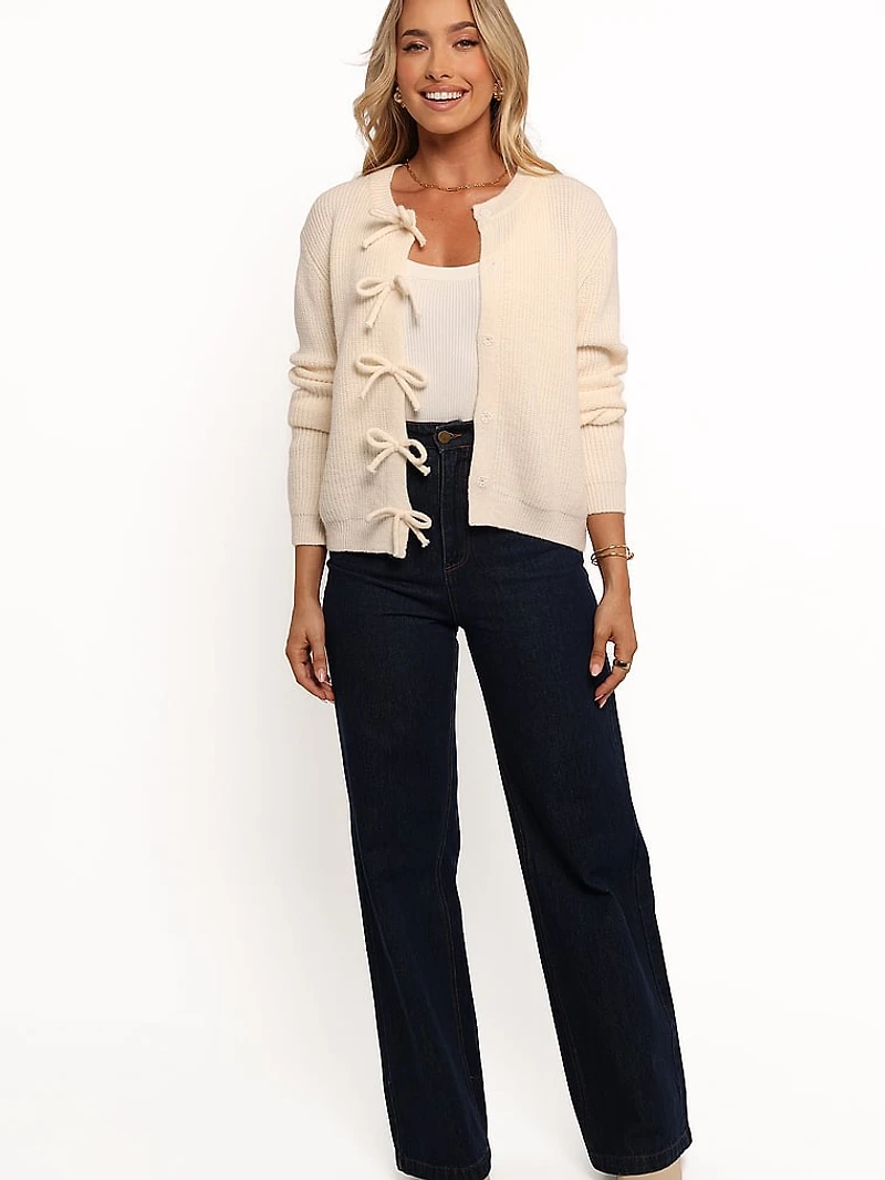 Wilde Bow Front Cardigan