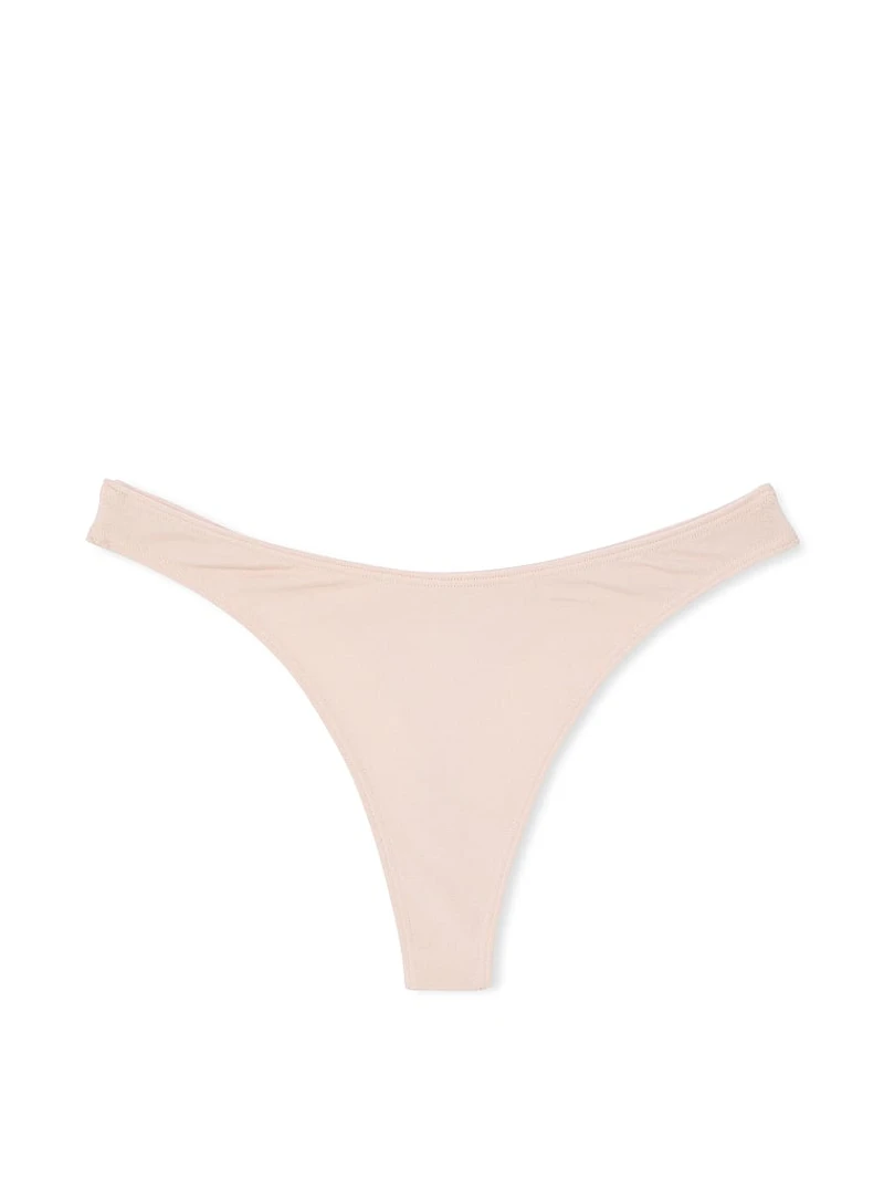 Ultra-Fine Modal High-Leg Scoop Thong Panty