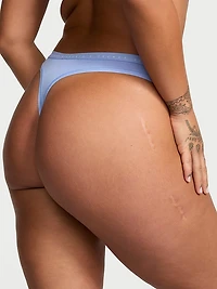 Stretch Cotton Thong Panty
