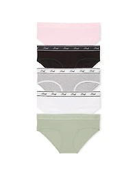 5-Pack Logo Cotton Hiphugger Panties