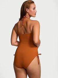 Essential Strapless Ruched One-Piece Swimsuit