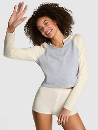 Retro Long-Sleeve Cotton Tee