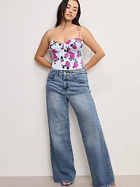 Satin Bustier Top