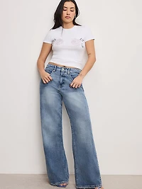 Super-Stretch Rhinestone Baby Tee