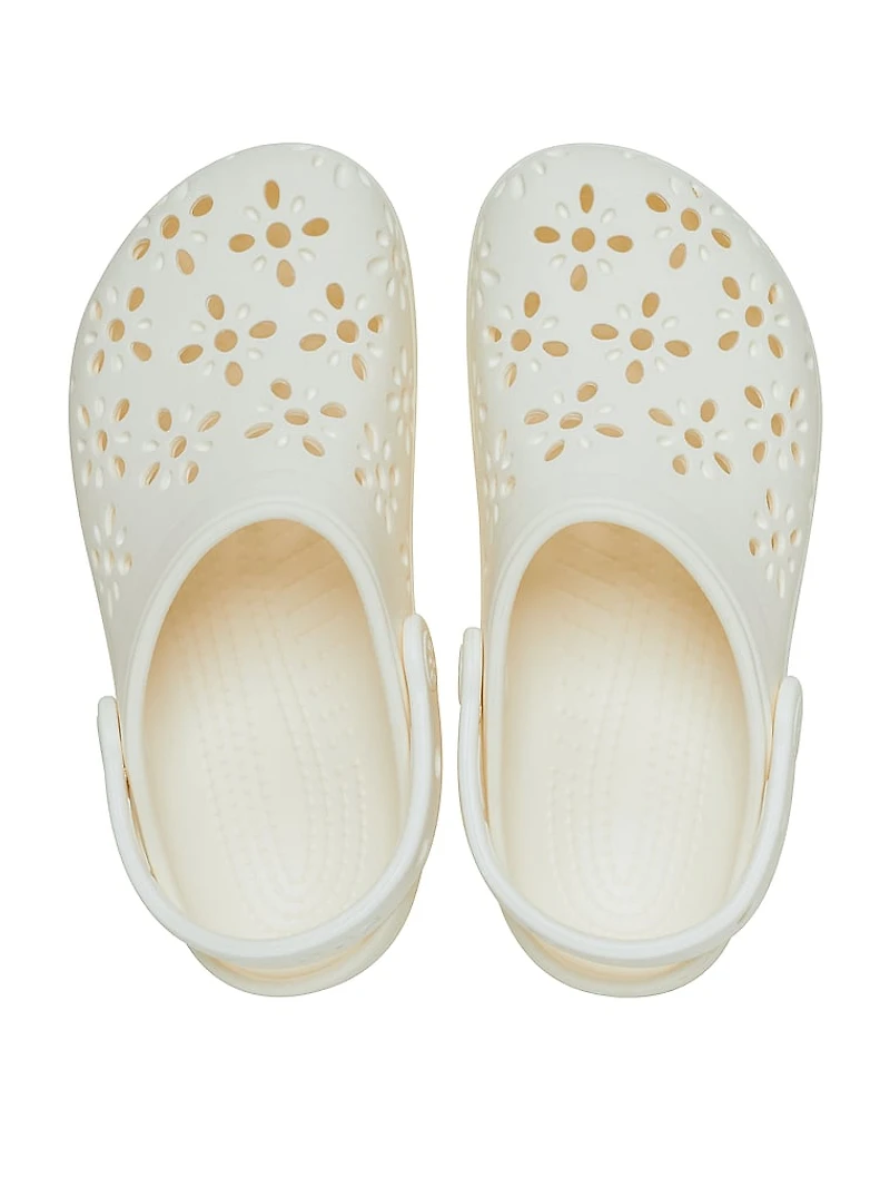 Classic Floral Cut-Out Clog
