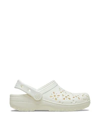 Classic Floral Cut-Out Clog