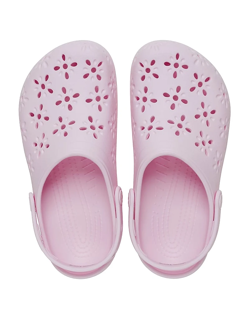 Classic Floral Cut-Out Clog