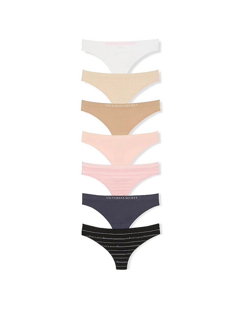 7-Pack Seamless Thong Panties