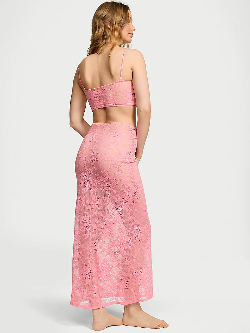 Tease Lace Cami & Skirt Set