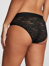 Logo Lace Hiphugger Panty