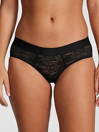 Logo Lace Hiphugger Panty