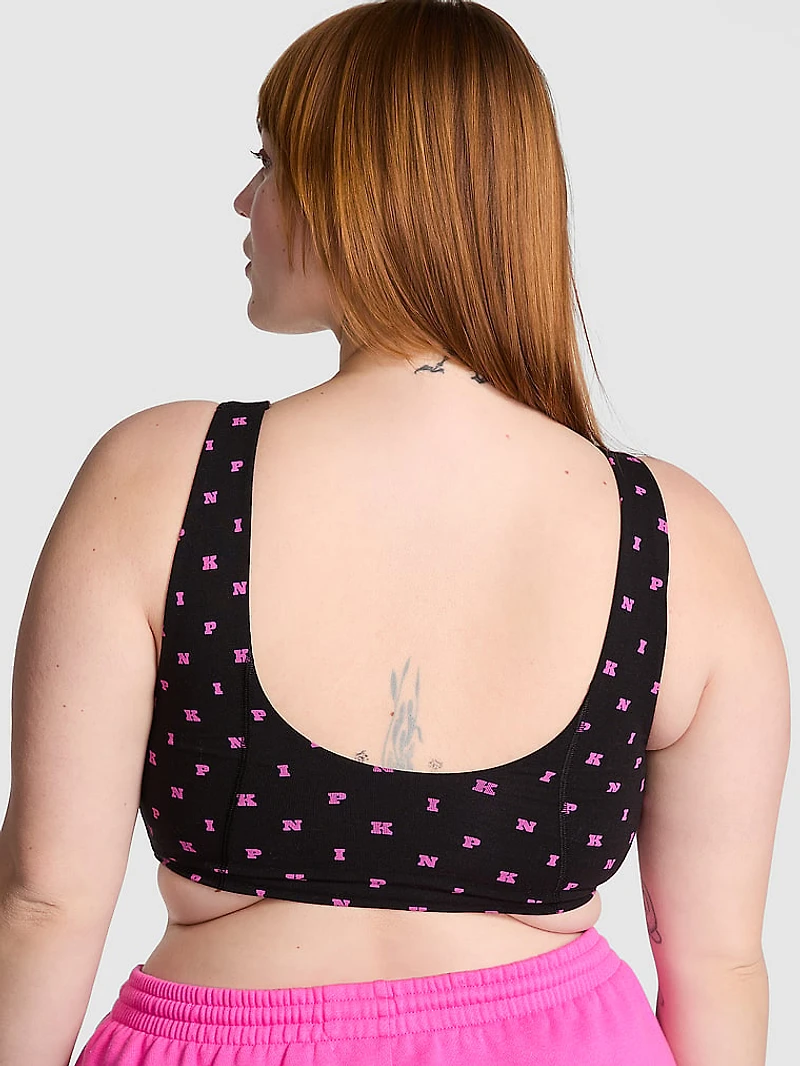 All-Day Cotton Scoop Sports Bra