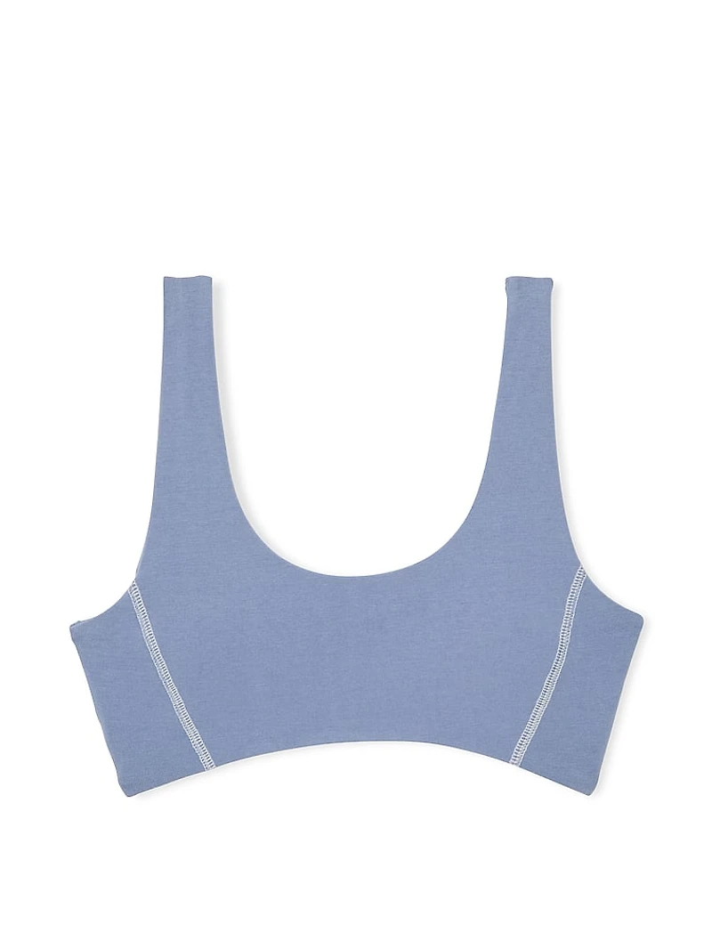 All-Day Cotton Scoop Sports Bra