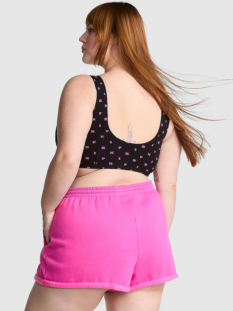 Fleece Rolled Hem Short