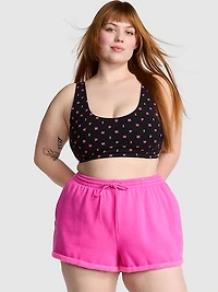 Fleece Rolled Hem Short