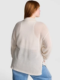 Crochet Button-Down Top