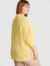 Crochet Button-Down Top
