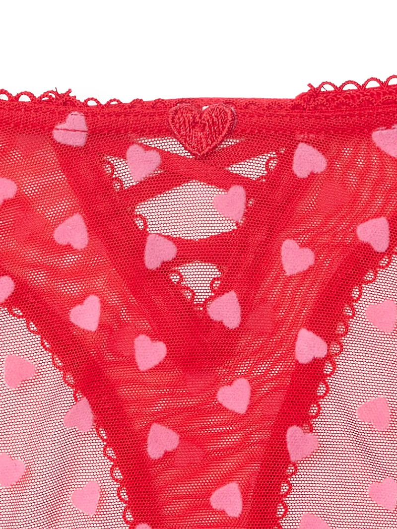 Tease High-Leg Scoop Thong Panty