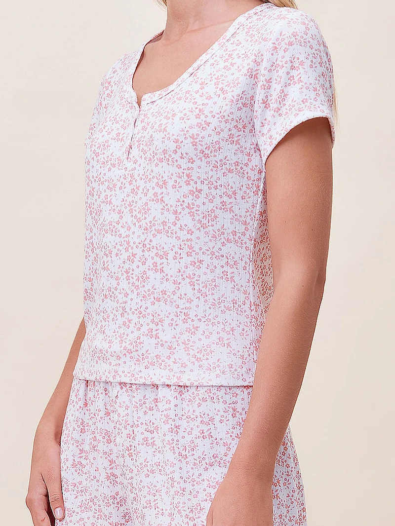 Short-Sleeve Tee & Boxer Short Set