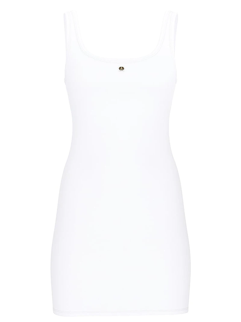100% Cotton Rib Tank Slip Dress