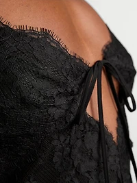 Dare to Dream Lace Flounce Mini Slip
