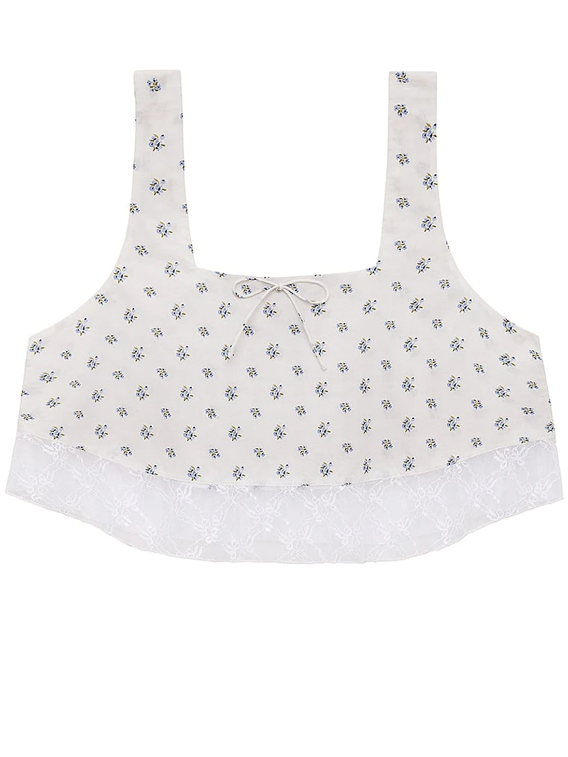 Square-Neck Crop Top