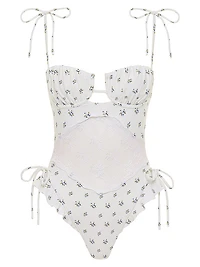 Petal Lace One-Piece Swimsuit