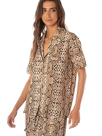 Kameli Short-Sleeve Pants Set