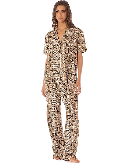 Kameli Short-Sleeve Pants Set