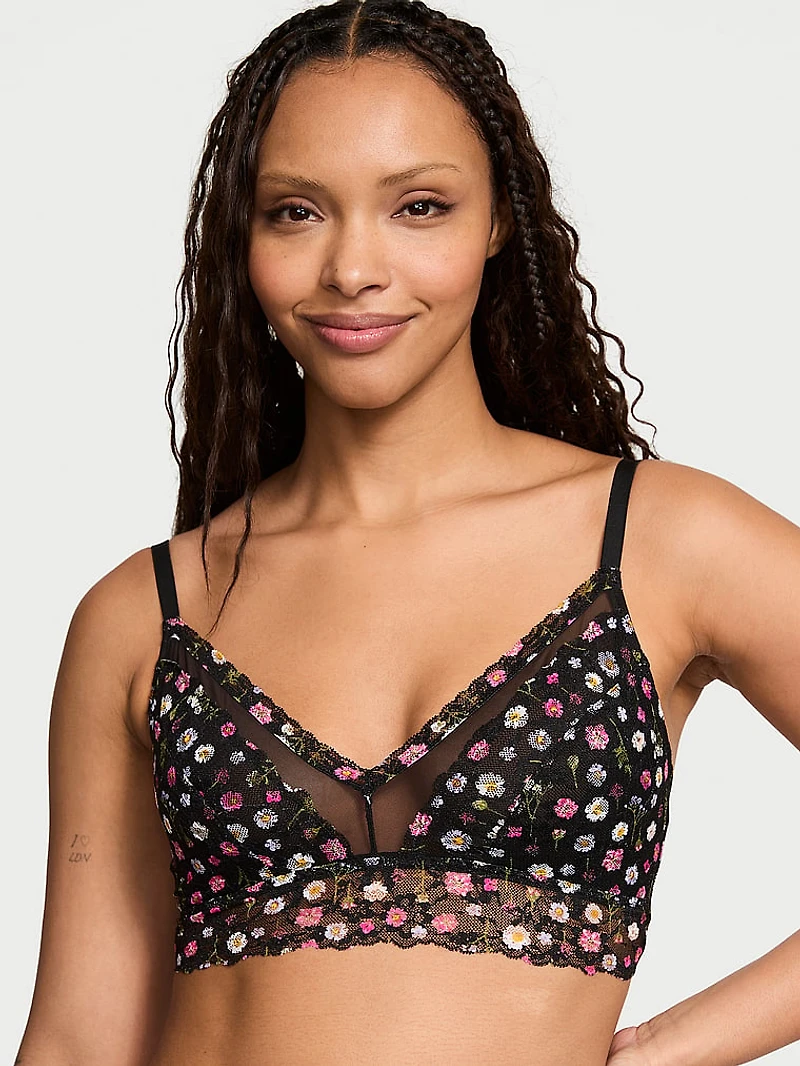 Daisy Lace Curvy Bralette