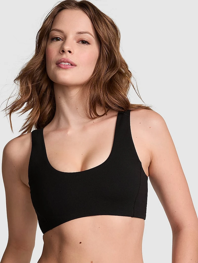 All-Day Cotton Scoop Sports Bra