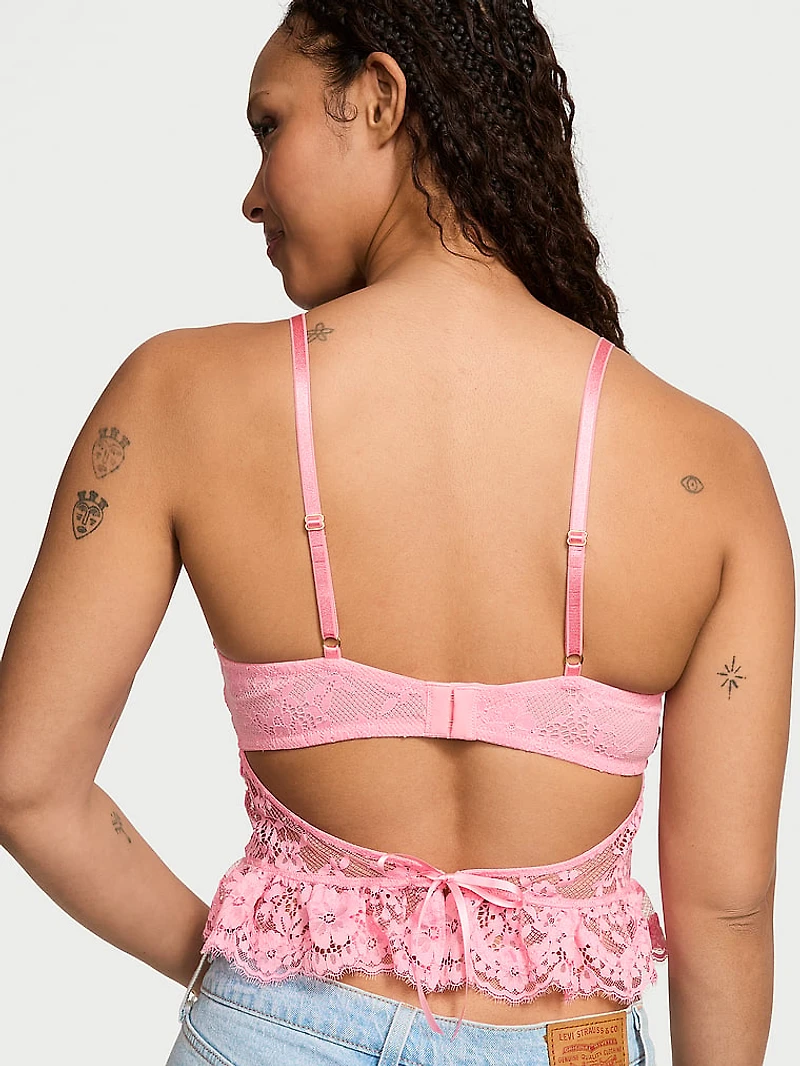 Dare to Dream Lace Flounce Bra Top