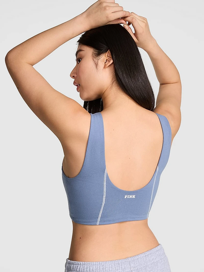 All-Day Cotton Scoop Sports Bra