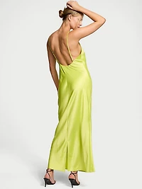 Satin Long Slip Dress