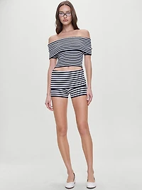 Estelle Ribbed Knit Shorts