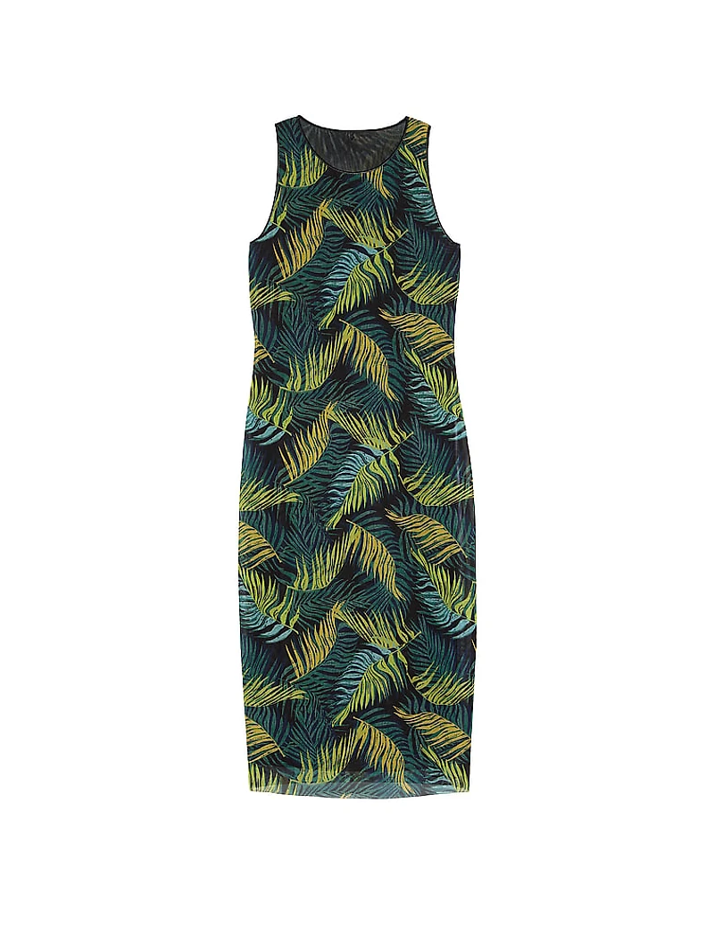 Beachwear Mesh Midi Dress